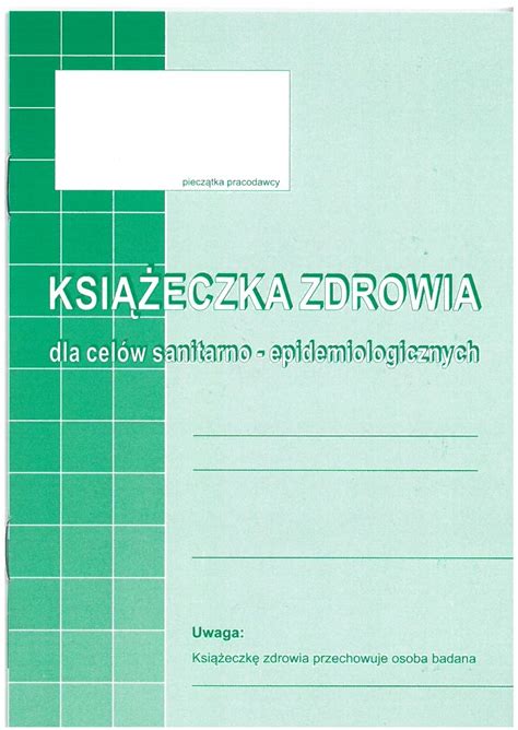 książeczka sanepidowska cena|Książeczka Sanepidowska